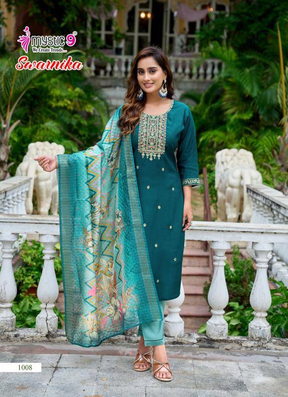 Mystic9 swarnika vol 1 Wholesale Kurti market